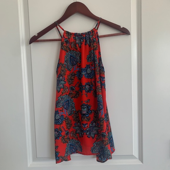 Red Boho Tank - Picture 6 of 7